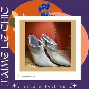 Apostrophe Ankle Boot With Side Zip Up Heels- Never Worn with Box